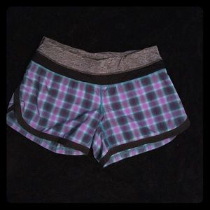 Lululemon plaid shorts